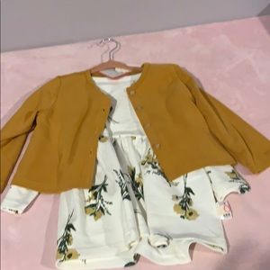 Dress and sweater set